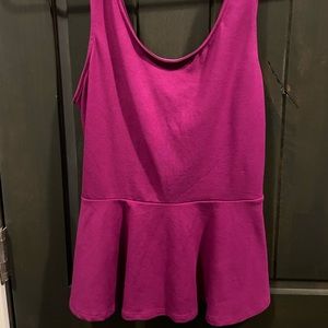Hot pink stretch tank